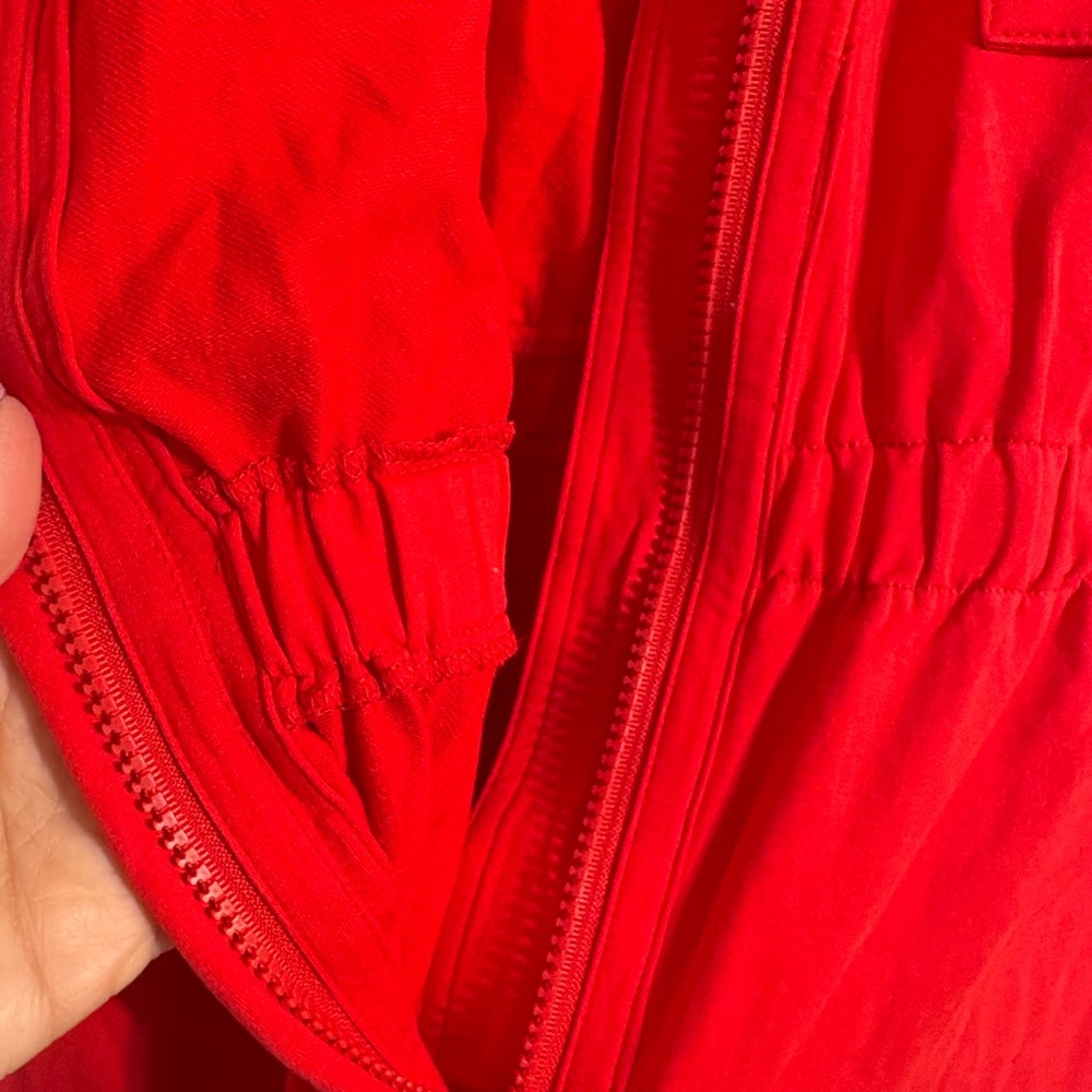 Red Sleeveless Jumpsuit - Picture 5 of 13